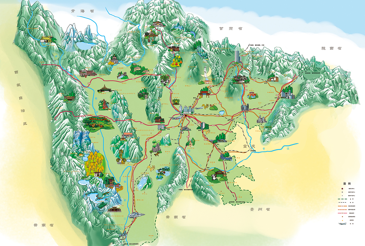 四川，火锅与熊猫之外的多彩魅力🌸🌶️🐼